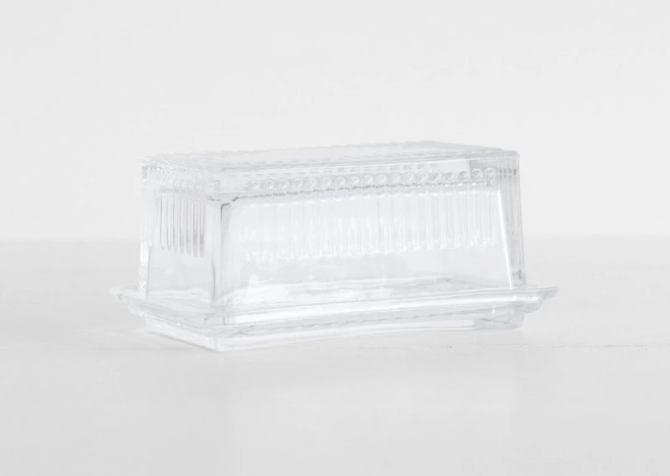 Glass Butter Dish Gather