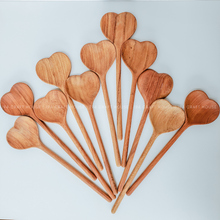 Straight Wooden Heart Spoon