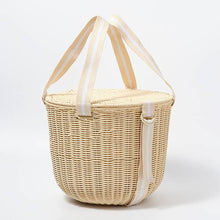 Round Picnic Cooler Basket