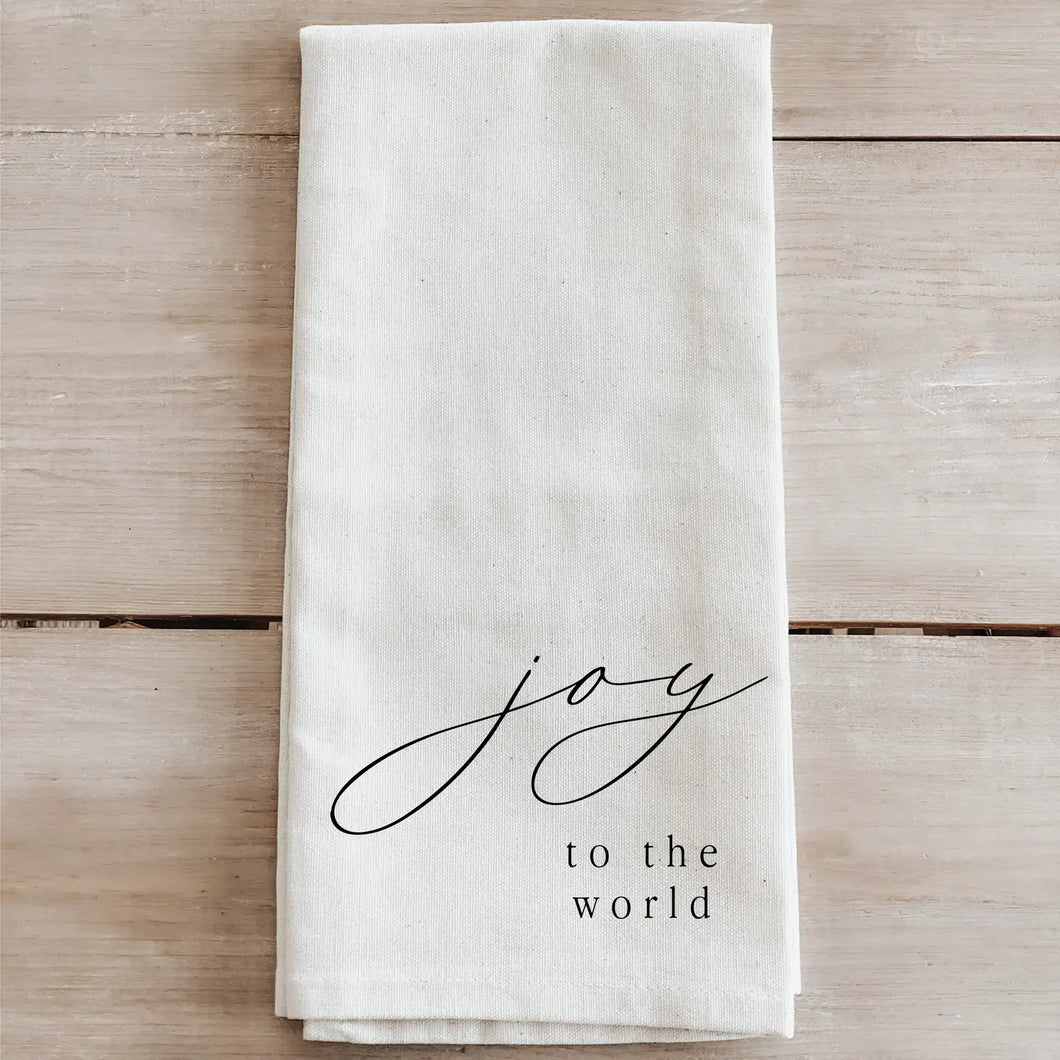 Joy To The World Christmas Kitchen Towel