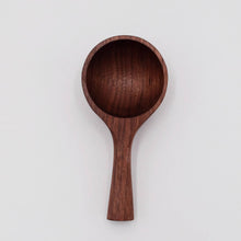 5" Large Walnut Wood Scoop