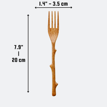 Handcarved Branch Tree Wooden Fork