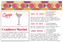 Camp Craft Cocktails - 16 oz Cranberry Martini