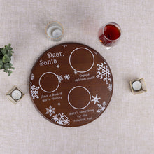 Dear Santa Round Serving Tray