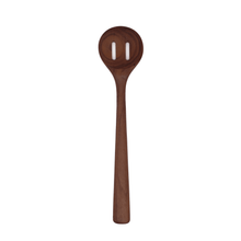 12’’ Walnut Wooden Slotted Spoon