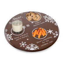 Dear Santa Round Serving Tray