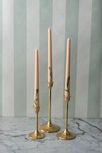 Floral Inlaid Tapered Candles