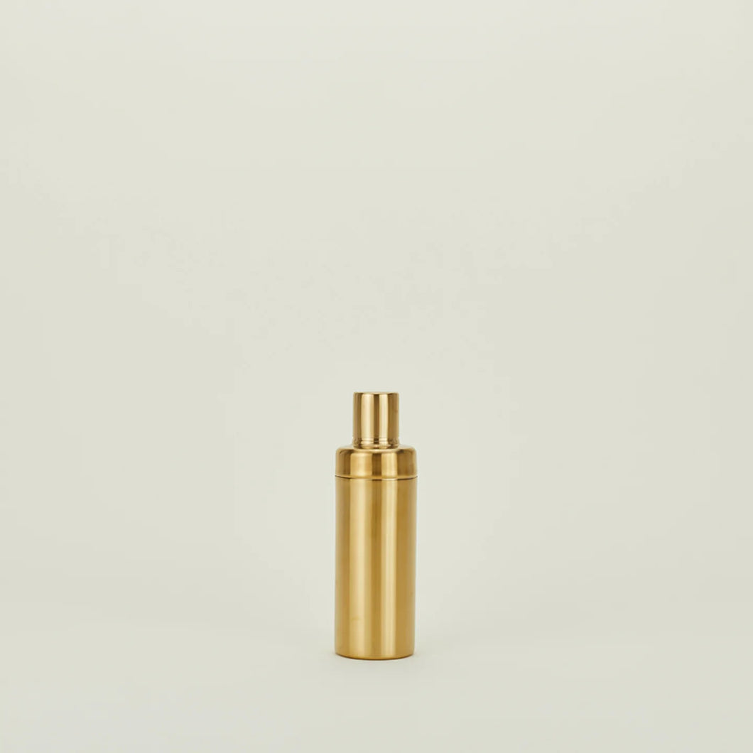 Simple Brass Cocktail Shaker