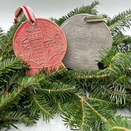 Waco Snowglobe Ornament