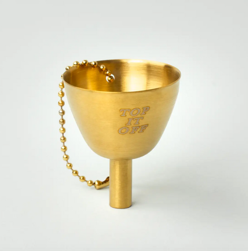 Gold Flask Funnel