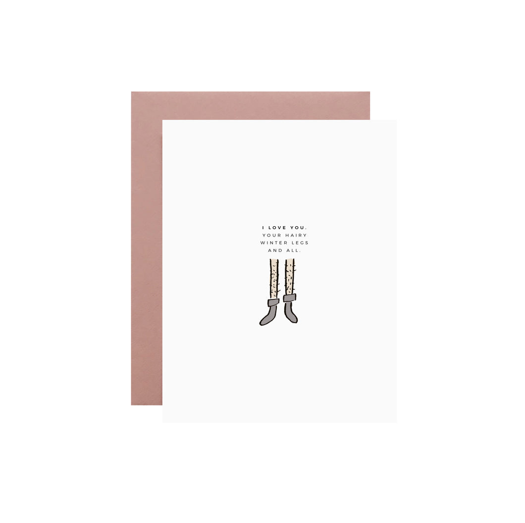 Greeting Cards - Hairy Legs